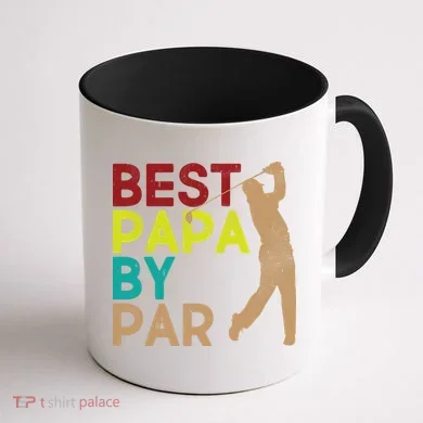 Best Papa By Par Coffee Mug back