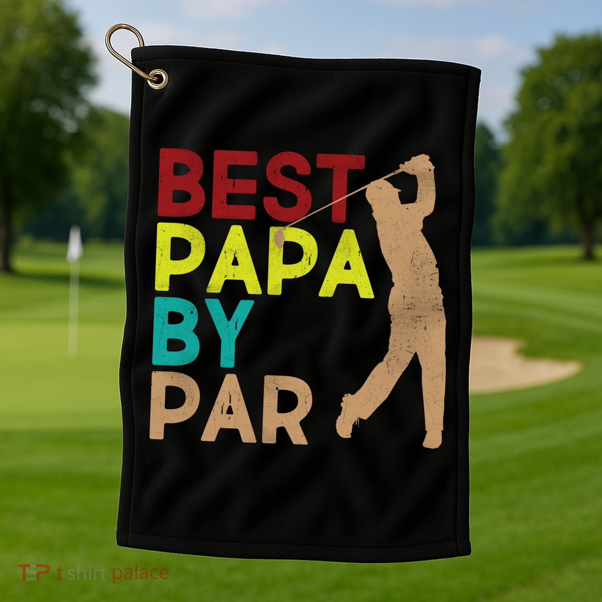 Best Papa By Par Golf Towel