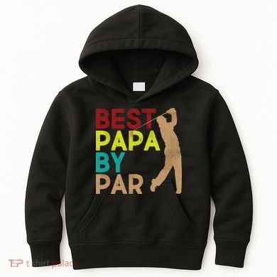 Best Papa By Par Kids Hoodie