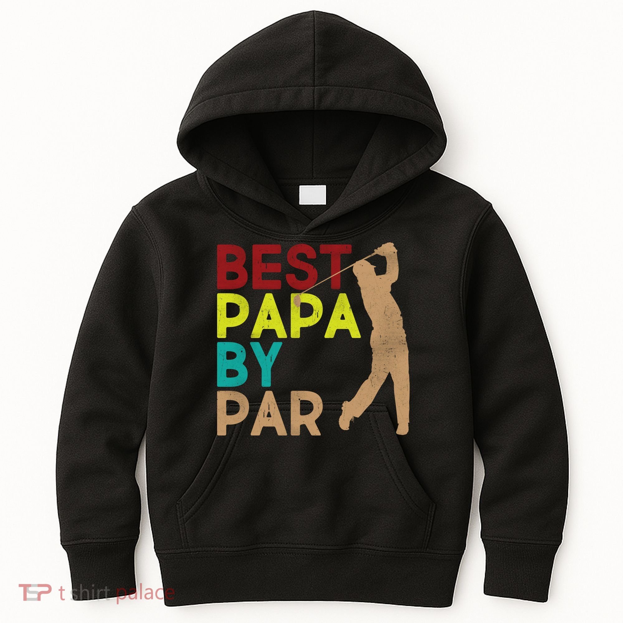 Best Papa By Par Kids Hoodie