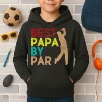 Best Papa By Par Kids Hoodie thumb 2