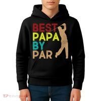 Best Papa By Par Kids Hoodie thumb 4