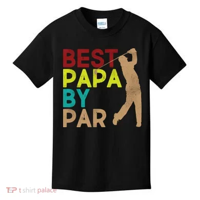 Best Papa By Par Kids T-Shirt