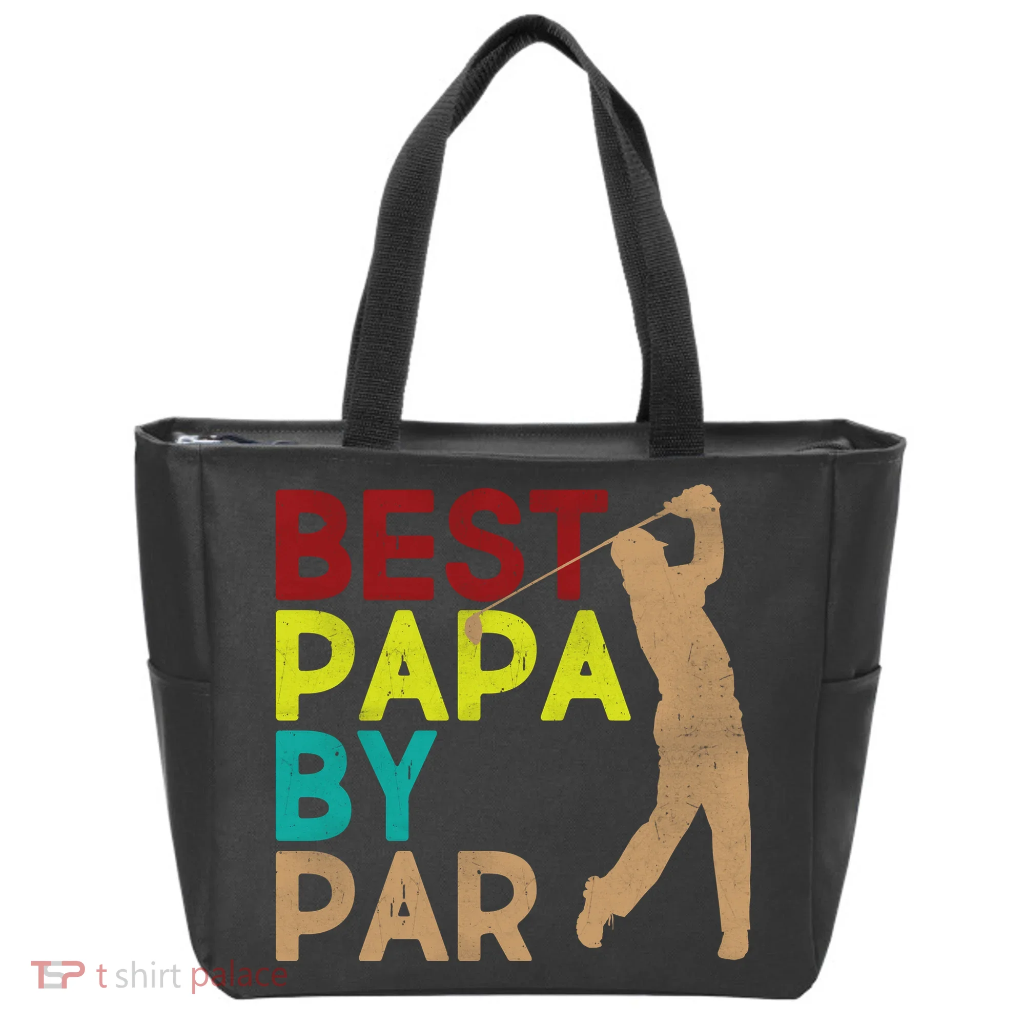 Best Papa By Par Tote Bag