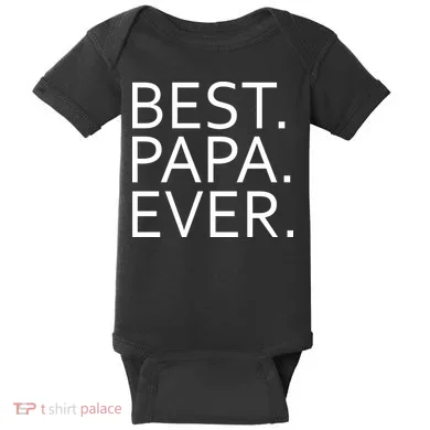 Best Papa Ever Baby Bodysuit