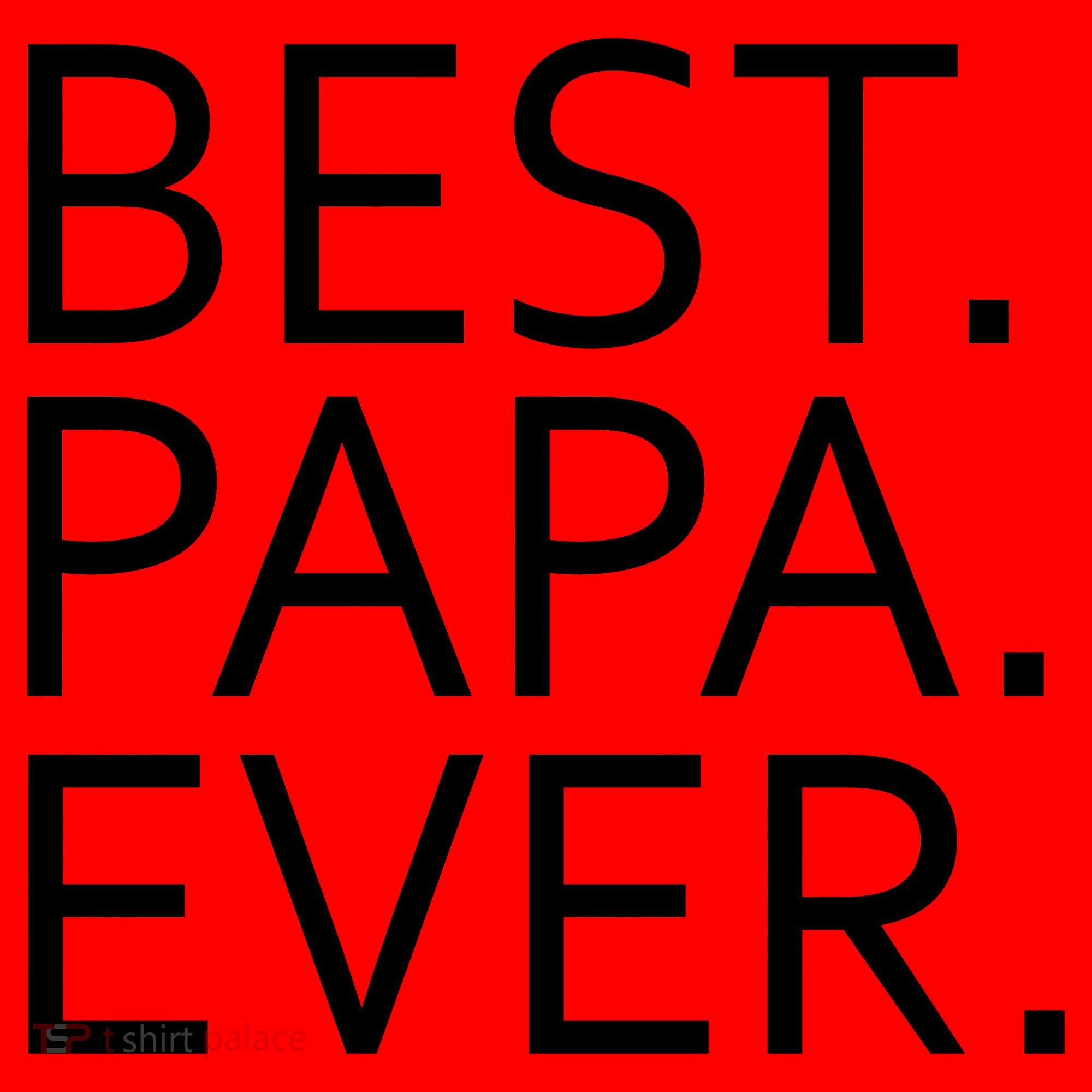 Best Papa Ever Santa Hat