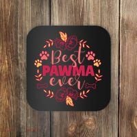 Best Pawma Ever Grandma Coaster thumb 0