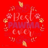 Best Pawma Ever Grandma Santa Hat thumb 1