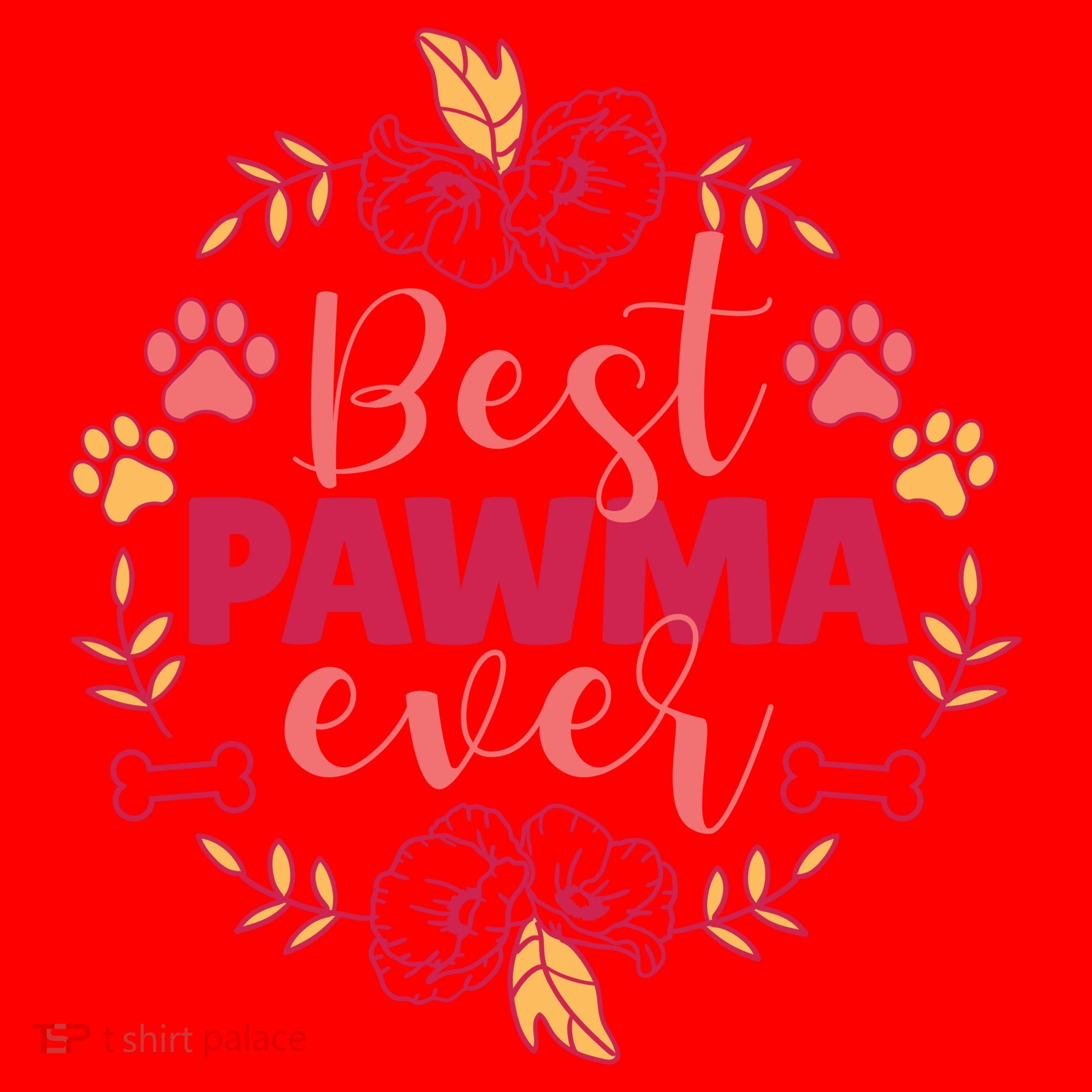 Best Pawma Ever Grandma Santa Hat