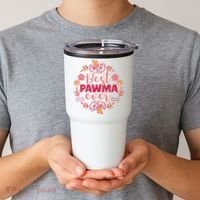 Best Pawma Ever Grandma Tumbler thumb 2