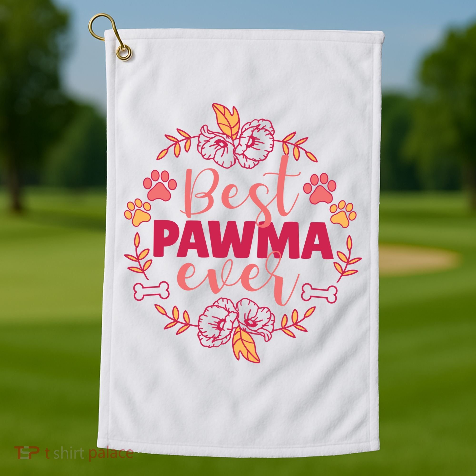 Best Pawma Ever Grandma Golf Towel