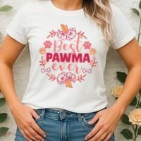 Best Pawma Ever Grandma Women's T-Shirt thumb 2