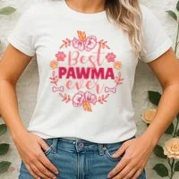 Best Pawma Ever Grandma Women's T-Shirt thumb 2