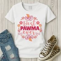 Best Pawma Ever Grandma Women's T-Shirt thumb 3
