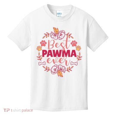 Best Pawma Ever Grandma Kids T-Shirt