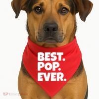Best Pop Ever USA-Made Doggie Bandana thumb 1