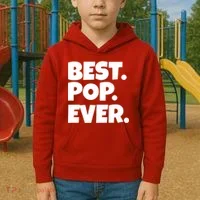 Best Pop Ever Kids Hoodie thumb 2