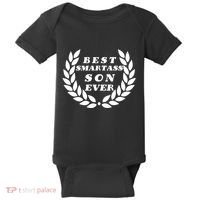 Best Smartass Son Ever Baby Bodysuit thumb 0