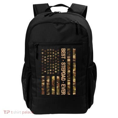 Best Stepdad Ever Camouflage Flag Backpack