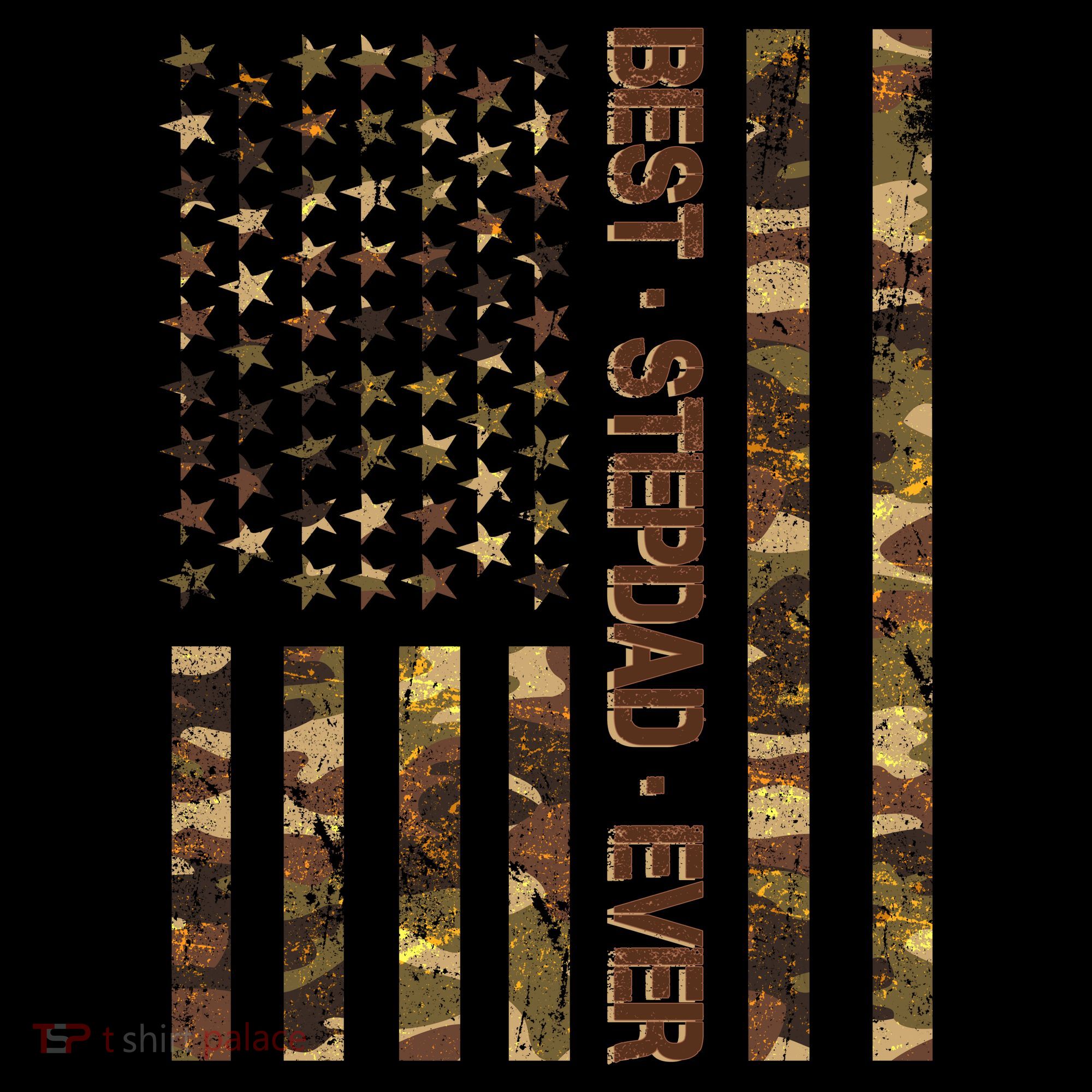 Best Stepdad Ever Camouflage Flag Coffee Mug