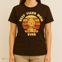 Best Tiger Mom Ever T-Shirt thumb 4
