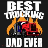 Best Trucking Dad Ever Backpack thumb 2