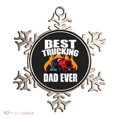 Best Trucking Dad Ever Ornament