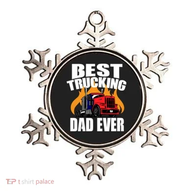 Best Trucking Dad Ever Ornament
