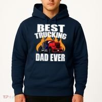Best Trucking Dad Ever Hoodie thumb 2