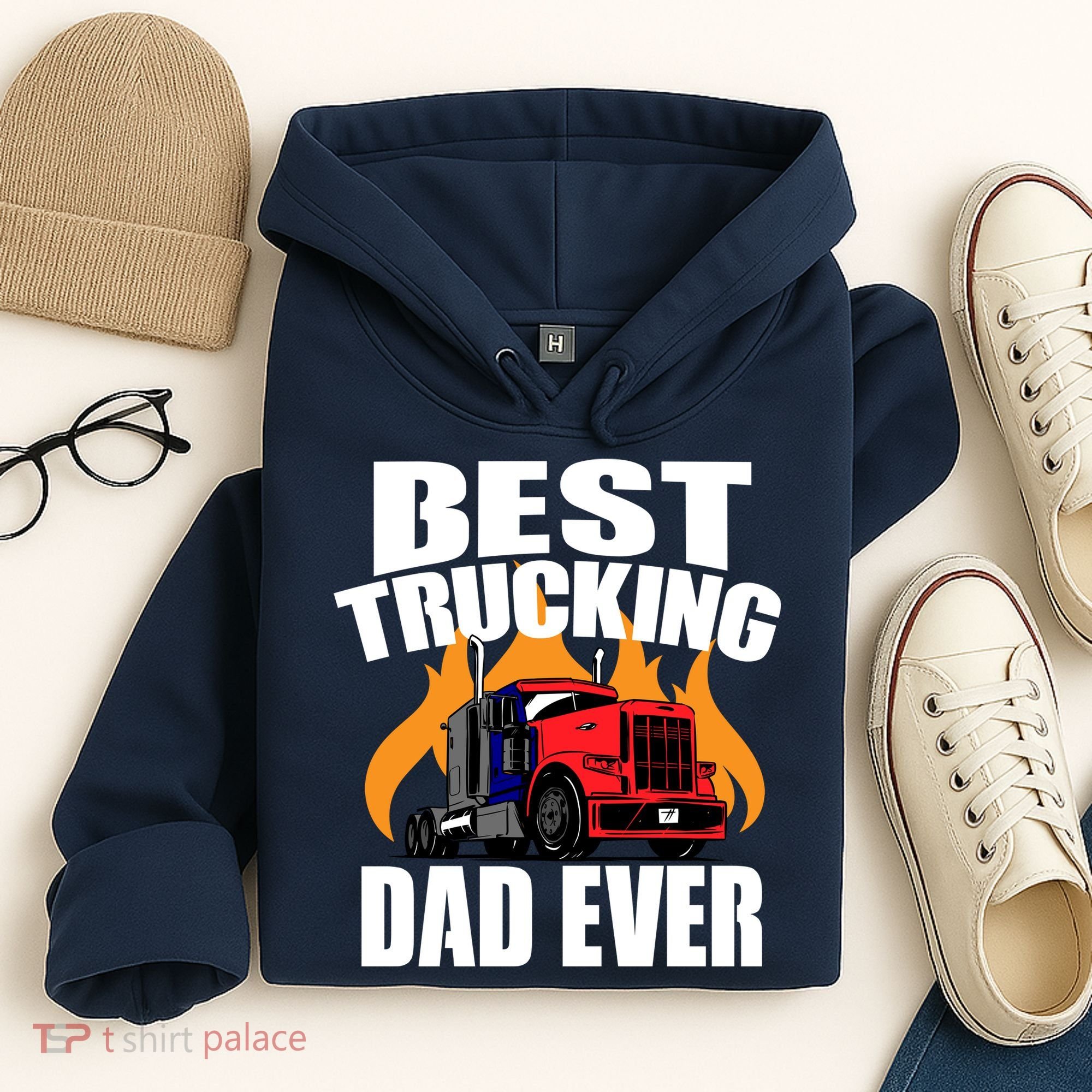Best Trucking Dad Ever Hoodie