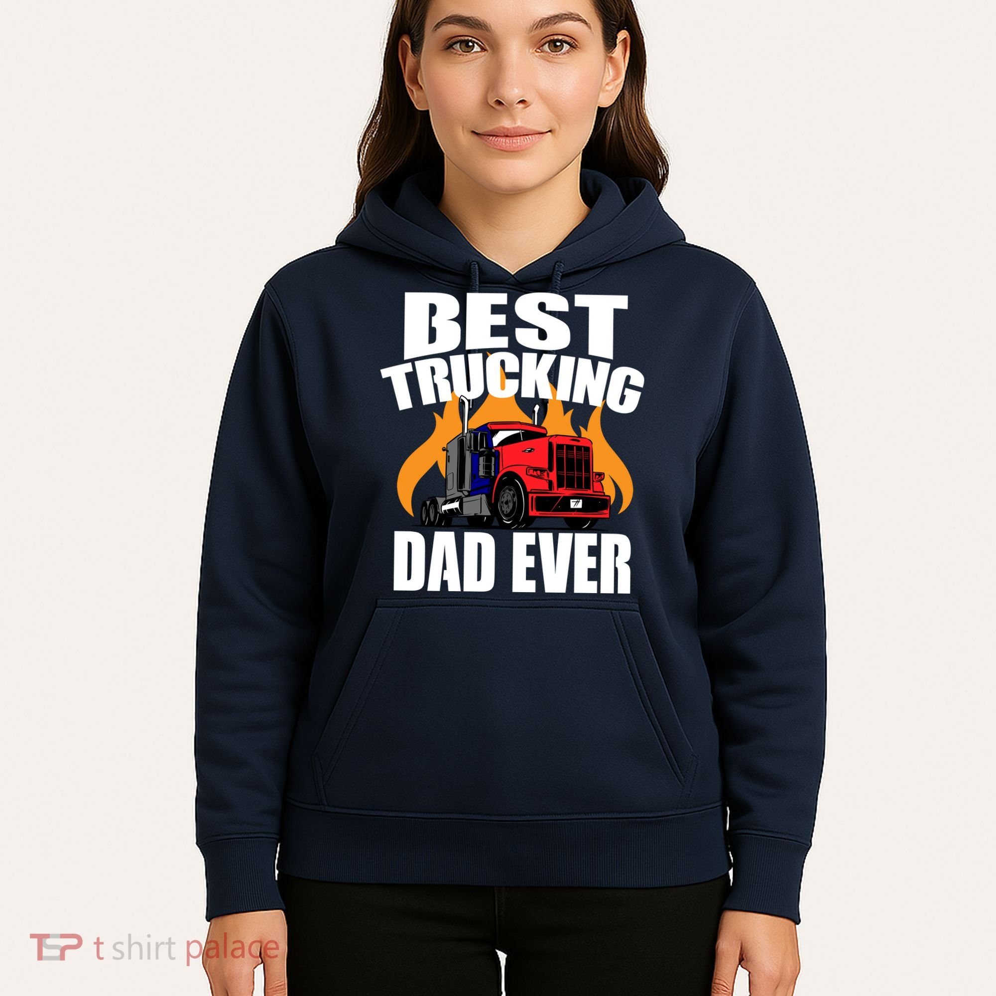 Best Trucking Dad Ever Hoodie
