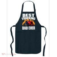 Best Trucking Dad Ever Apron thumb 0