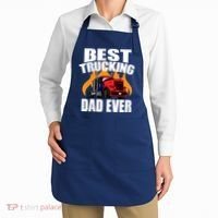 Best Trucking Dad Ever Apron thumb 2