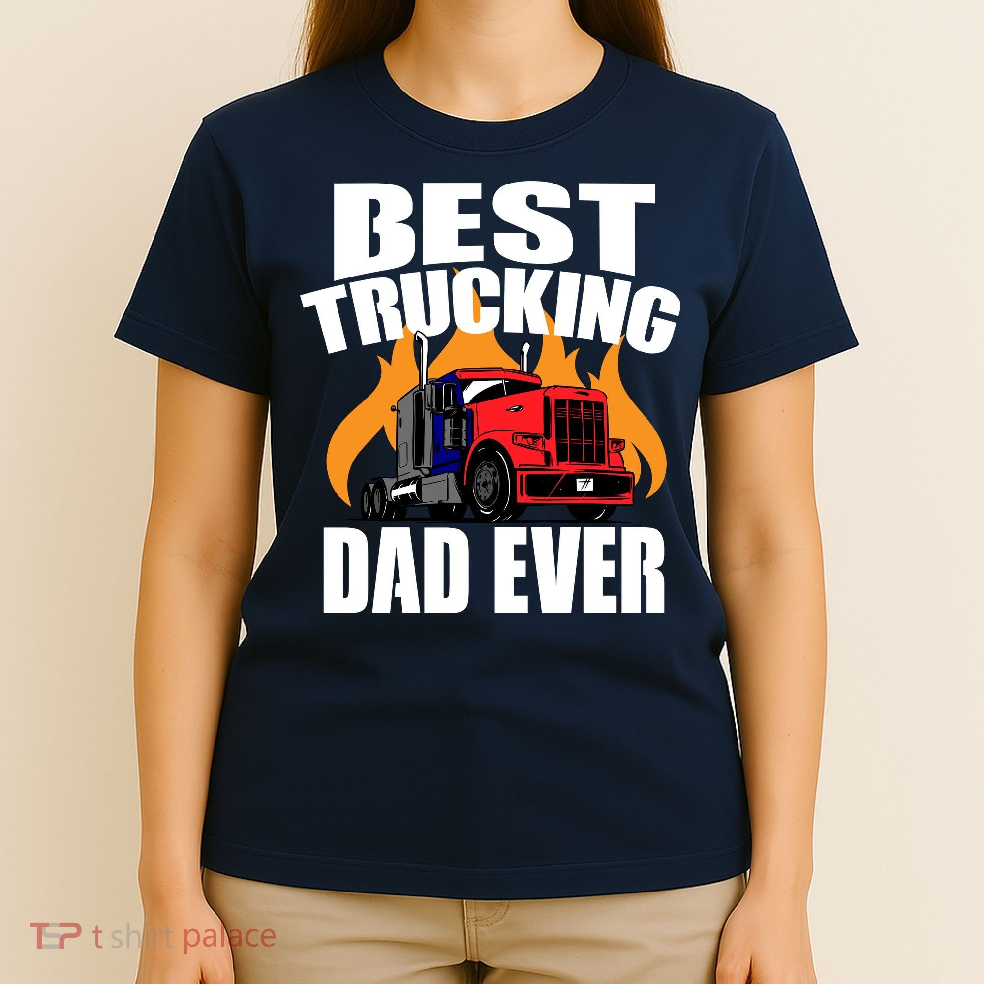 Best Trucking Dad Ever T-Shirt