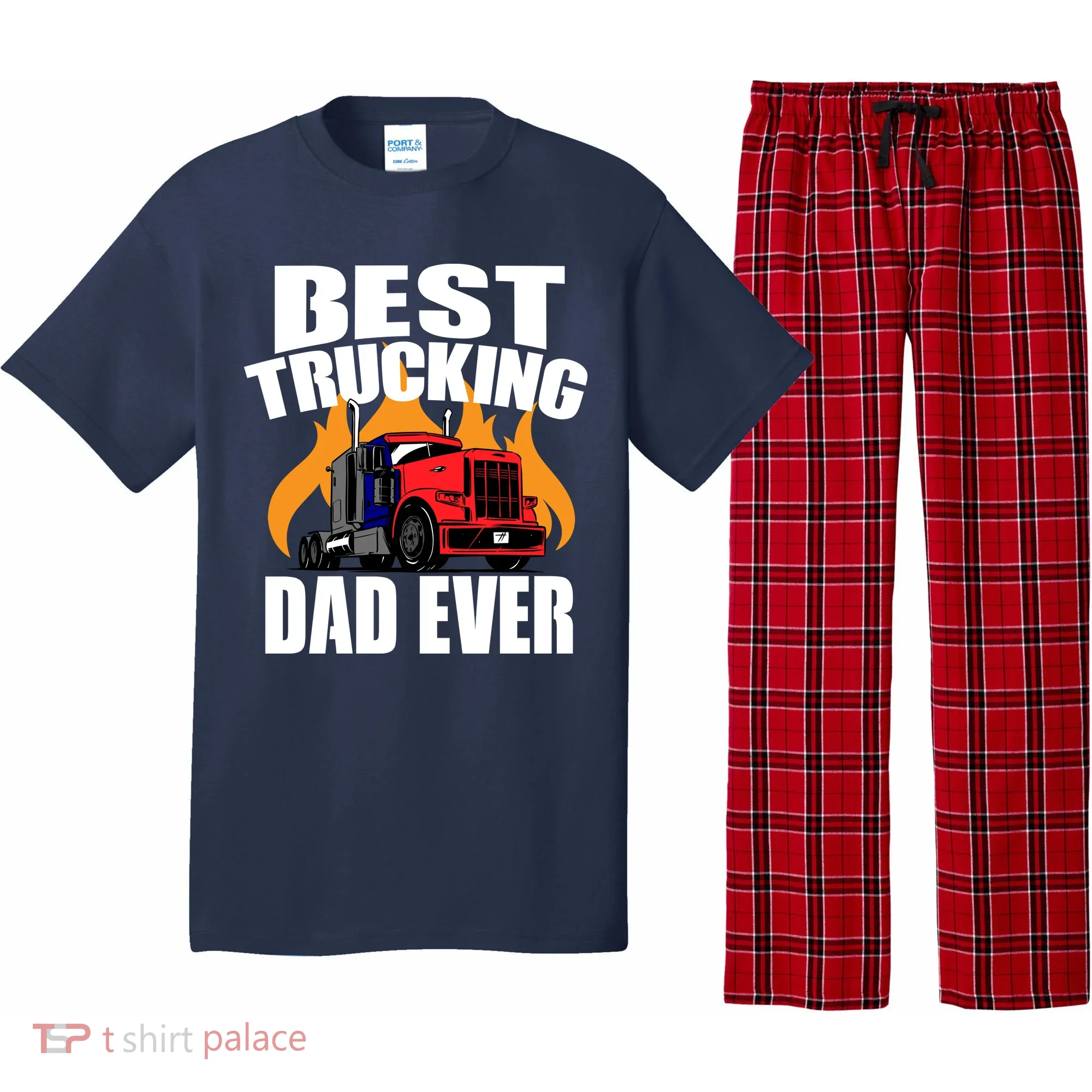 Best Trucking Dad Ever Pajama Set