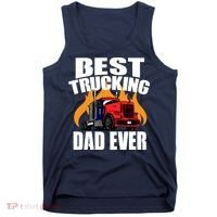 Best Trucking Dad Ever Tank Top thumb 0