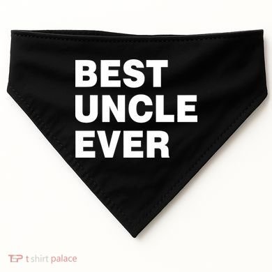 Best Uncle Ever USA-Made Doggie Bandana