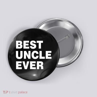 Best Uncle Ever Button