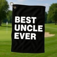 Best Uncle Ever Golf Towel thumb 1