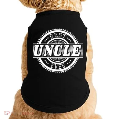 Best Uncle Ever Badge Doggie Tank