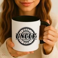 Best Uncle Ever Badge Coffee Mug thumb 3