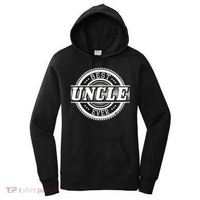 Best Uncle Ever Badge Women's Hoodie
