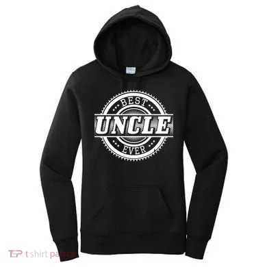 Best Uncle Ever Badge Women's Hoodie