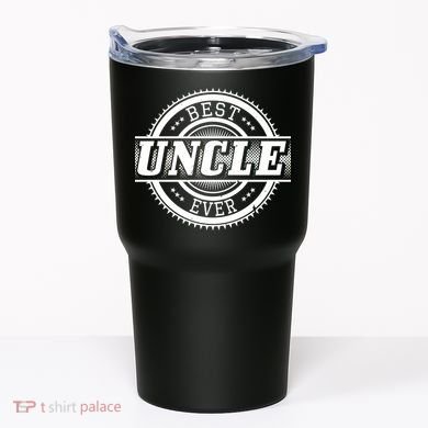 Best Uncle Ever Badge Tumbler
