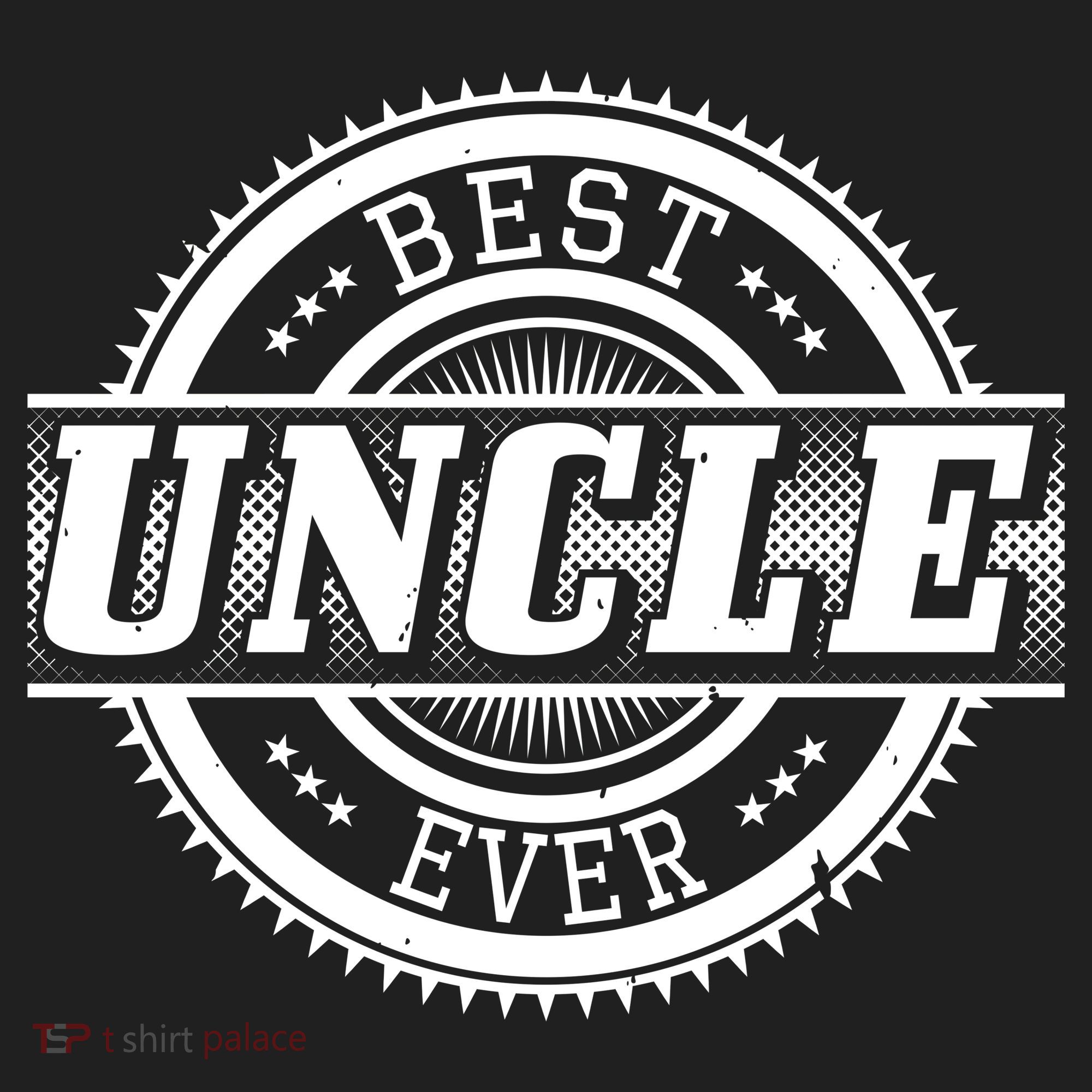 Best Uncle Ever Badge Golf Towel