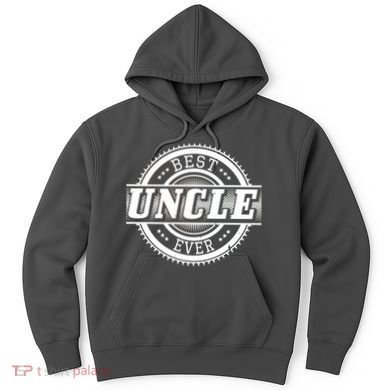 Best Uncle Ever Badge Hoodie