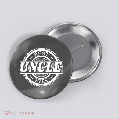 Best Uncle Ever Badge Button