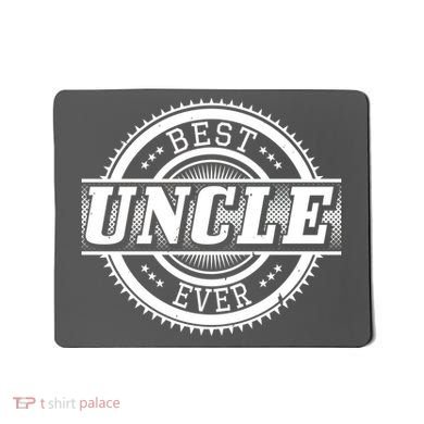 Best Uncle Ever Badge Mousepad