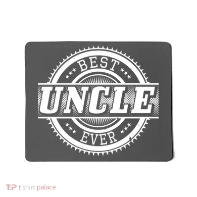 Best Uncle Ever Badge Mousepad