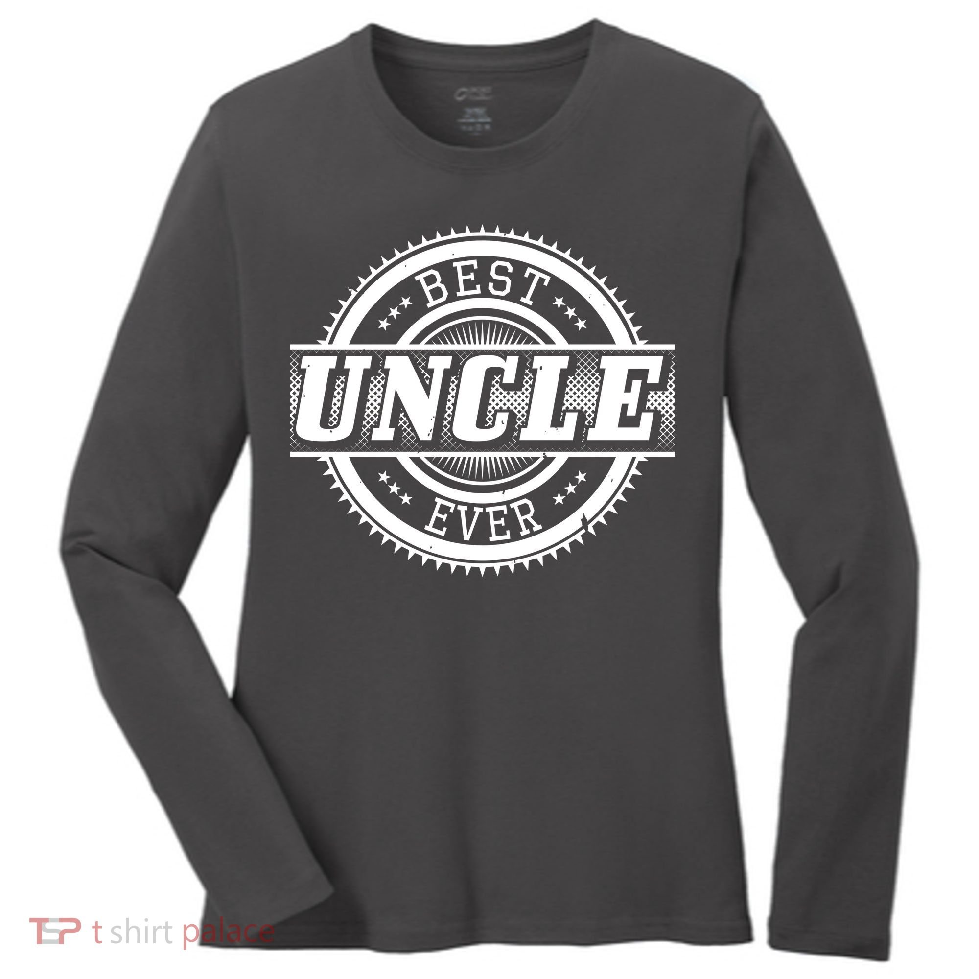 Best Uncle Ever Badge Women's Long Sleeve Shirt